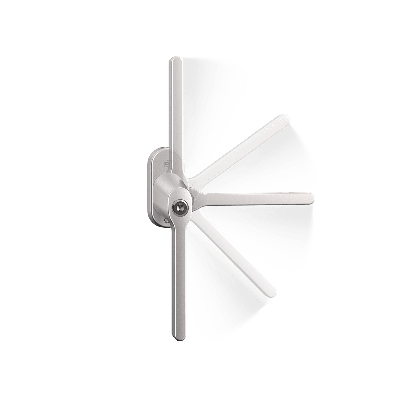 Raamgreep-ventilatiestand-zelfstellend