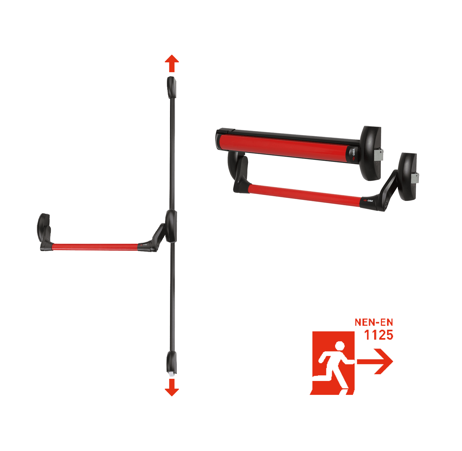 Vluchtwegoplossing-opbouw-paniekbalken-opbouw